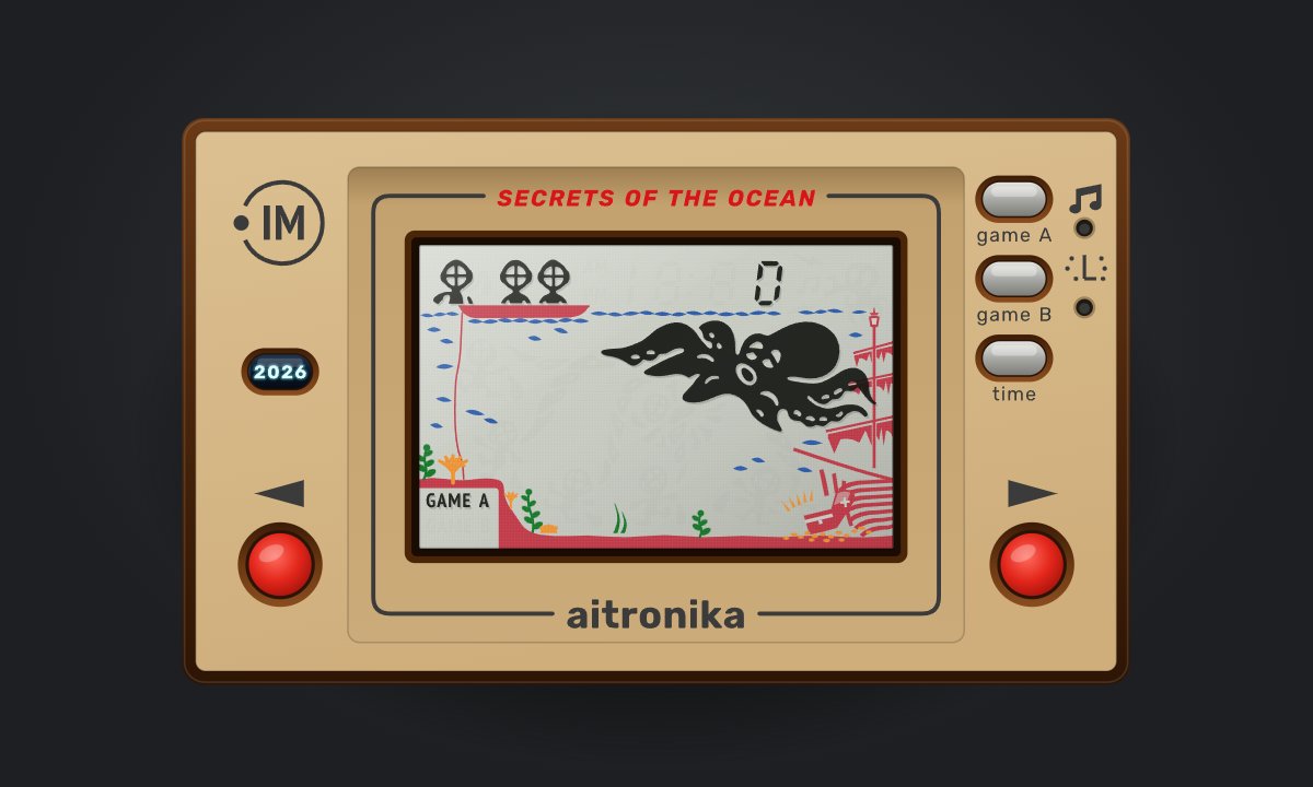 Secrets of the Ocean — LCD-Spieluhr IM-03, mit AI-Agents im Browser nachgebaut